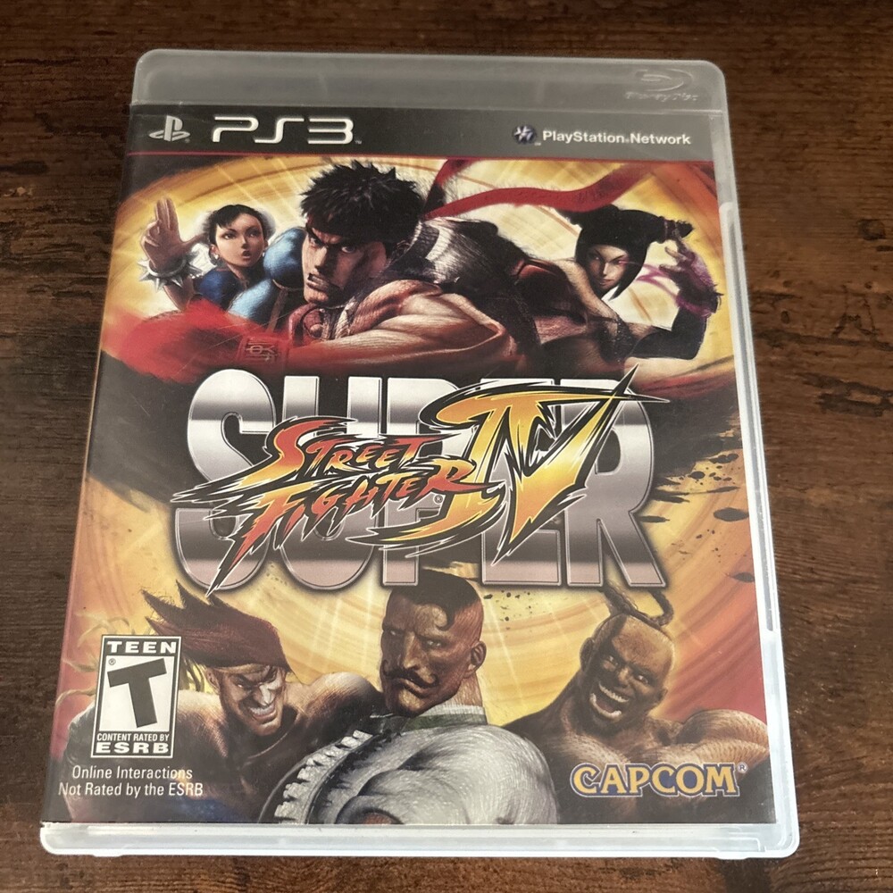 Super Street Fighter IV (Sony PlayStation 3, 2010) PS3 Game